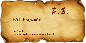 Pál Bagamér névjegykártya